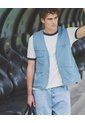 Chaleco Utilitario Regular Liviano Azul Hombre Azul de Gef