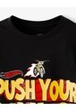 Camiseta Regular Hot Wheels Negra Niño Negro de Gef