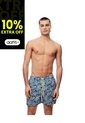 Pantaloneta De Baño Estampada Hombre Azul de Gef