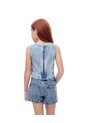 Blusa Denim Regular índigo Medio Niña Azul de Gef