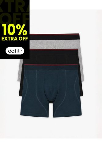 Bóxer Largo Algodón Jersey X3unds Surtido Hombre Multicolor Gef