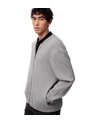 Chaqueta Bomber Regular Cierre Doble Gris Hombre Gris de Gef