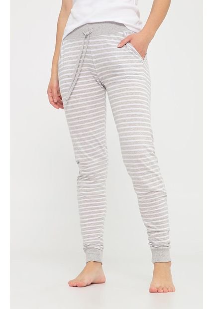 Pantalón Pijama Gris-Blanco Gef Miwi