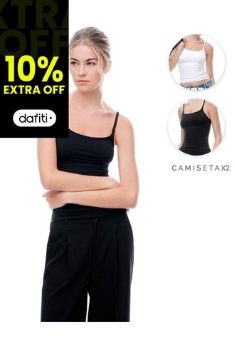 Camisilla Slim Seamless X2unds Surtidas Mujer Multicolor Gef