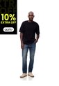 Jean Straight índigo Medio Hombre Azul Oscuro de Gef