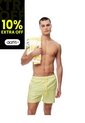Pantaloneta De Baño Estampada Hombre Amarillo de Gef