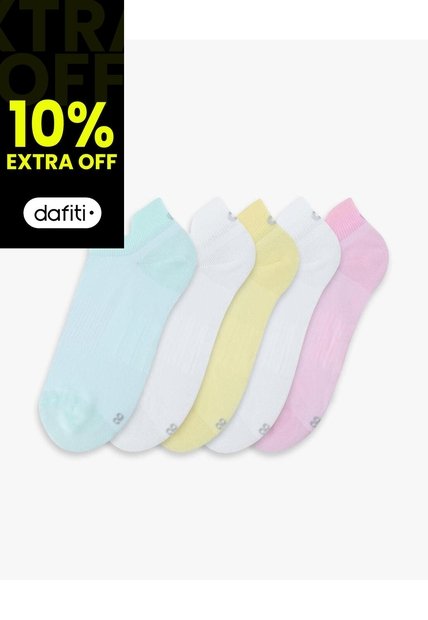 Medias Mujer Tobillera Corta Pack X5 Surtido