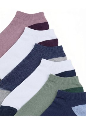 6 Pares De Medias Tobilleras Surtido Hombre