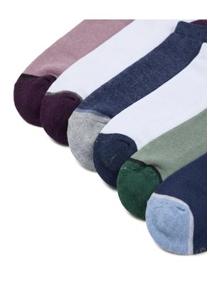 6 Pares De Medias Tobilleras Surtido Hombre