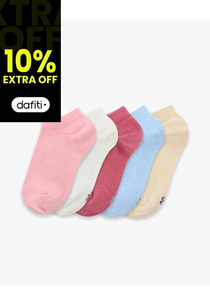 Medias Niña Tobillera Corta Pack X5 Surtido Multicolor