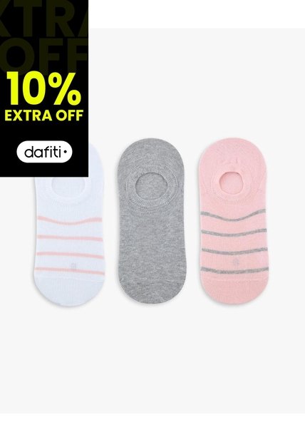 Medias Mujer Tobillera Corta Pack X3 Surtido