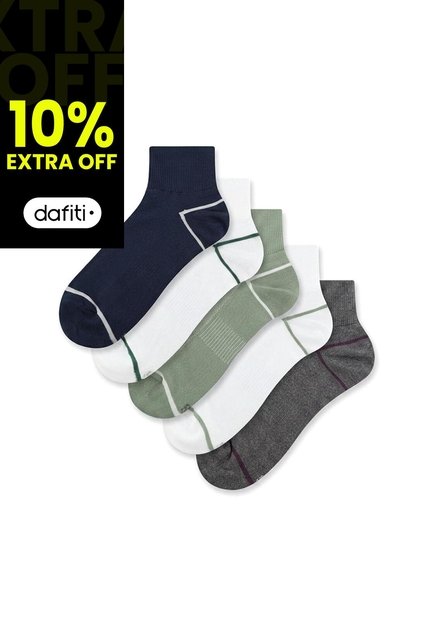 5 Pares De Medias Cortas Surtido Hombre