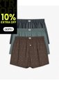 3 Bóxers Largo Elastico Recubierto Surtido Hombre Multicolor de Gef