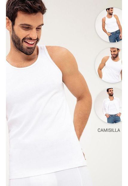 Camiseta Ropa Interior Para Hombre Gef Camiseta Esqueleto X3