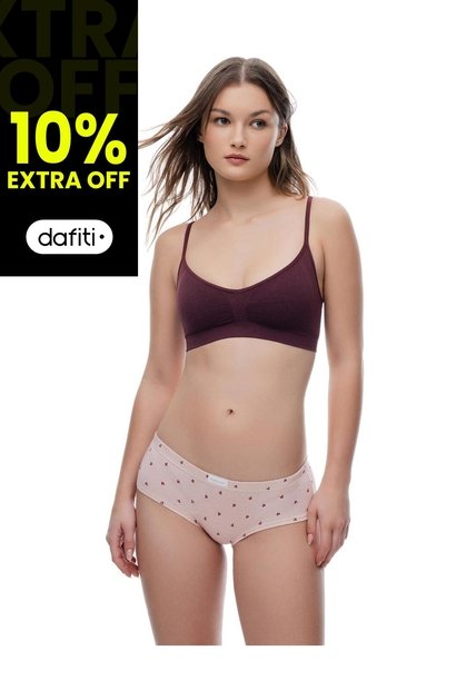 3 Pantys Boxer Punto Tiro Medio Surtido Mujer Multicolor