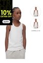 Camisilla Slim Algodón X2unds Blanca Niño Blanco de Gef