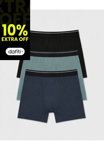 3 Bóxers Medio Surtido Hombre Multicolor Gef
