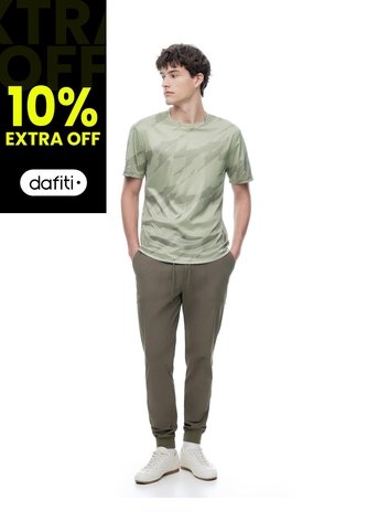 Jogger Relaxed Tiro Medio Café Hombre Cafe Gef