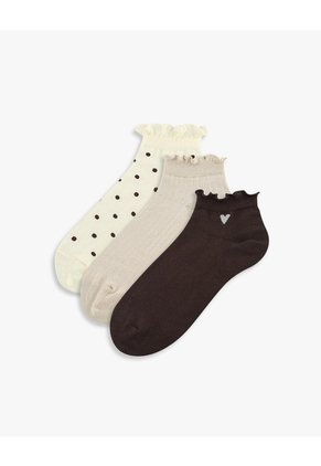 Medias Mujer Tobillera Pack X3 Surtido
