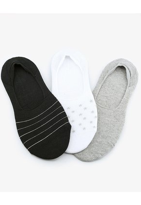 Medias Mujer Baleta Pack X3 Surtido