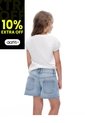 Short Pantaloneta índigo Medio Niña Azul de Gef