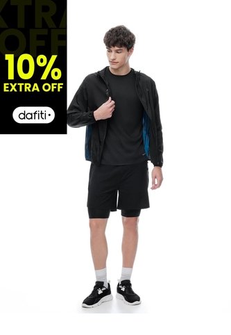 Pantaloneta Deportiva Negro Hombre Negro Gef