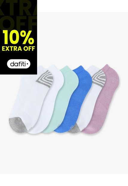 Medias Niña Tobillera Corta Pack X6 Surtido Multicolor