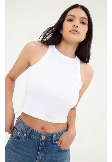 Crop Top Blanco Gef Ariel
