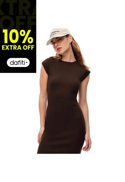 VESTIDO GEF MUJER LELA CHOCOLATE 8892 Talla S