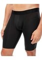 Bóxer Deportivo Largo Control Humedad Negro Hombre Negro de Gef