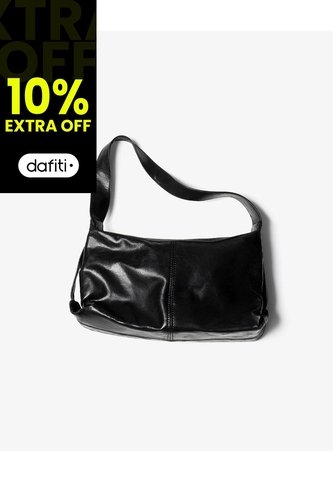 Bolso Baguette Negro Mujer Gef