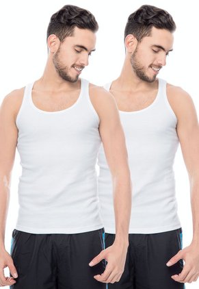 Dúo Camiseta Esqueleto gef Blanco.