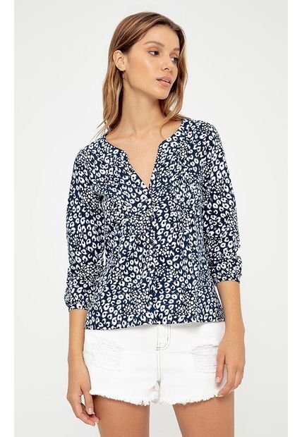 Blusa Azul-Blanco Gef Llara
