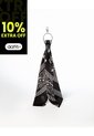Llavero Charm Pañoleta Negro Mujer de Gef
