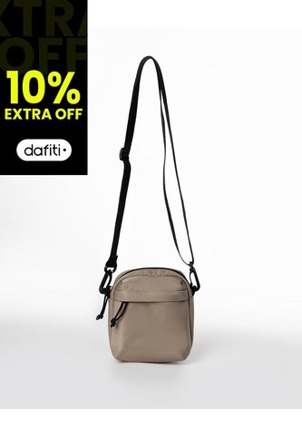 Bolso Tipo Bandolera Taupe Niño Gef