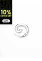 Prendedor Espiral Plateado Mujer de Gef