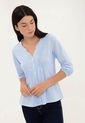 Blusa Blanco-Azul Gef Llara de Gef