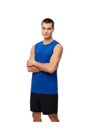 Camisilla Deportiva Antibacterial Azul Hombre Azul