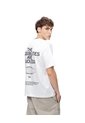 Camiseta Regular Algodón Estampada Hombre Blanco de Gef