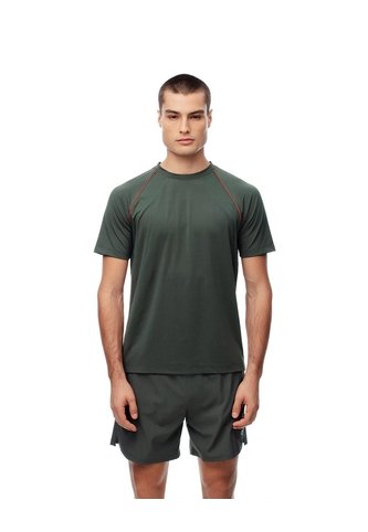 Camiseta Deportiva Control Humedad Verde Hombre Verde Gef
