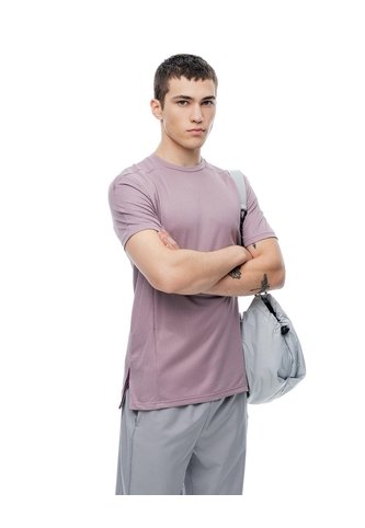 Camiseta Slim Manga Corta Lila Hombre Lila Gef