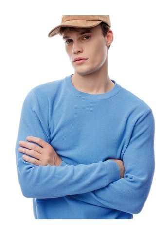Buzo Regular Tejido Algodón Azul Hombre Azul Gef