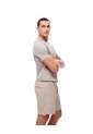 Pantaloneta Deportiva Secado Rápido Taupe Hombre Marron Claro de Gef