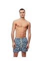 Pantaloneta De Baño Estampada Hombre Azul de Gef