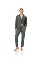 Pantalón Recto Tiro Alto Verde Mujer Verde de Gef