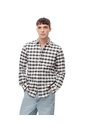 Camisa Manga Larga Slim Algodón Azul Hombre Azul de Gef
