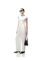 Pantalón Tiro Alto Liviano Blanco Mujer Blanco de Gef