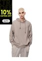 Buzo Relax Tipo Hoddie Algodón Taupe Hombre Marron de Gef