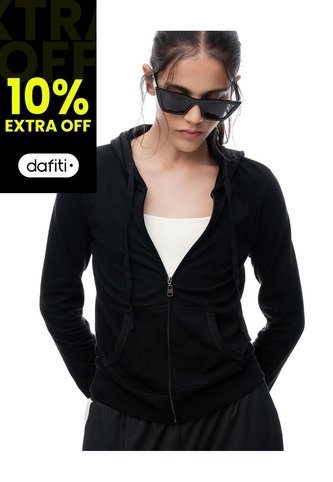 Chaqueta Slim Algodón Negra Mujer Negro Gef