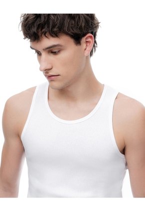 Camiseta Ted Blanca Hombre Blanco